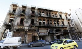 Zdevastované syrské město Homs.