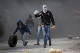 Palestinské protesty.