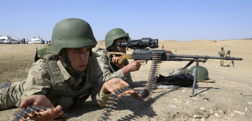 Turečtí vojáci v Iráku.