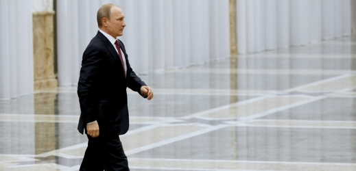 Vladimir Putin na setkání v Bělorusku.