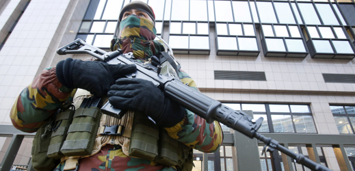 Zvýšená policejní opatření v Bruselu po teroristických útocích v Paříži (ilustrační foto).