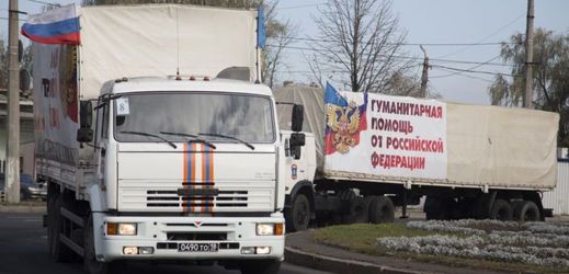 Humanitární konvoj z Ruska.