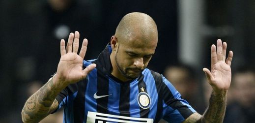 Záložník Interu Milán Felipe Melo.