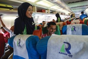 Rayani Air zavedla lety dodržující zásady islámu.