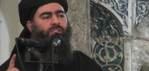 Vůdce radikální islamistické organizace Islámský stát abú Bakr Bagdádí.