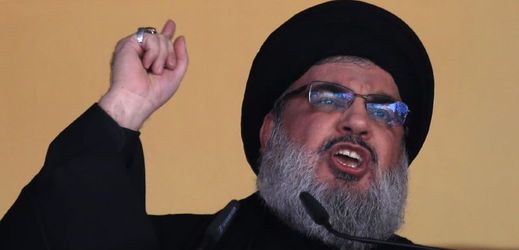 Vůdce radikálního libanonského šíitského hnutí Hizballáh Hasan Nasralláh.