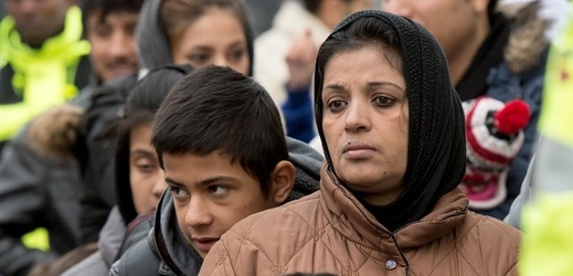 Uprchlíci přicházející do Evropy.