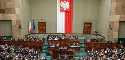 Zasedání polského parlamentu.