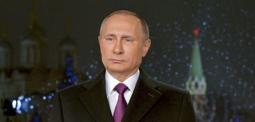 Vladimir Putin při novoročním projevu.