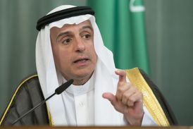 Saúdský ministr zahraničí Ádil Džubajr.