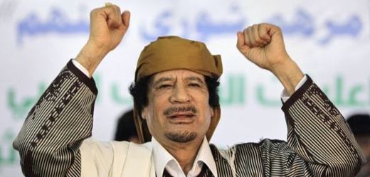 Libyjský diktátor Muammar Kaddáfí.