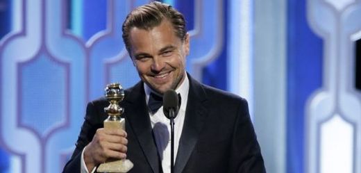 Leonardo di Caprio získal cenu za nejlepšího herce v hlavní roli.