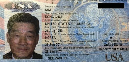 Americký občan korejského původu Kim Dong Chul.