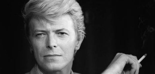Zpěvák David Bowie.