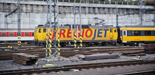 Vlak společnosti RegioJet.