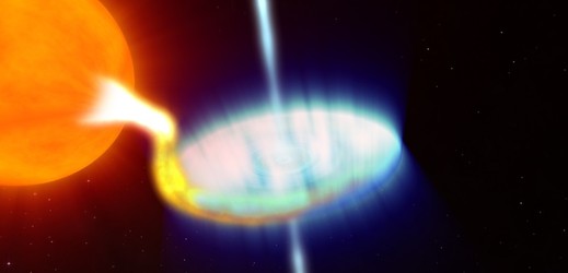 Dvojhvězda s černou dírou V404 Cygni se probrala vloni v létě.