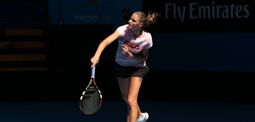 Karolína Plíšková na tenisovém turnaji v Sydney nedala šanci Rusce Anastasii Pavljučenkovové a za necelou hodinu postoupila do čtvrtfinále. 