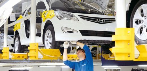 Výroba osobních automobilů v Česku rostla, zvýšila se i v nošovickém závodě značky Hyundai.