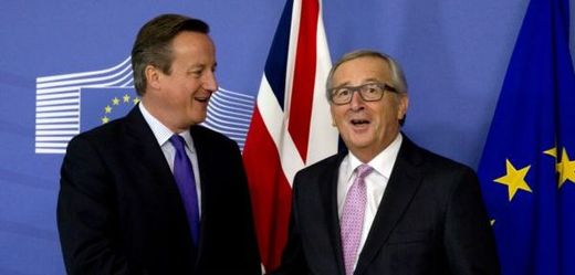 David Cameron a Jean-Claude Juncker.