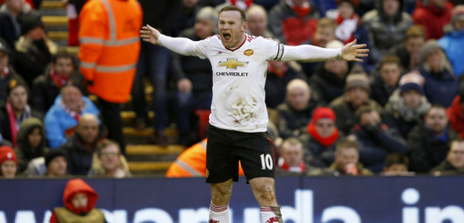 Wayne Rooney slaví vstřelenou branku.