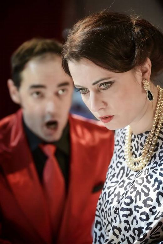 Na snímku herci Hana Škarková, která stane v roli Vévodkyně, a Josef Škarka, který vystoupí jako Ředitel hotelu.