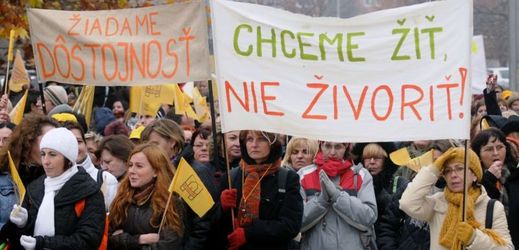 Slovenské školství zažilo stávku naposledy v roce 2012.