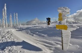 V Karlovarském kraji napadlo několik centimetrů sněhu od nižších poloh až po Krušné hory.
