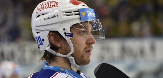 Hokejista Brna Hynek Zohorna. 