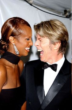 David Bowie s manželkou Iman.
