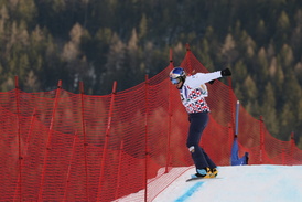 Snowboardistka Eva Samková.