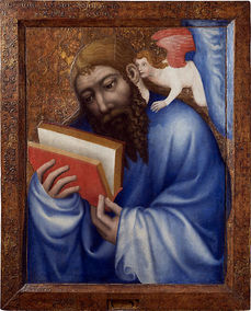 Mistr Theodorik - Sv. Matouš Evangelista (Národní galerie v Praze).