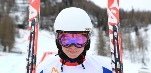 Ester Ledecká netradičně na lyžích