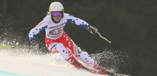 Ester Ledecká získala v lyžařském SP první body.