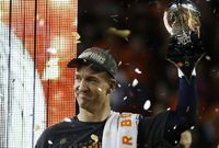 39letý Payton Manning, který výhrou v Super Bowl ukončil kariéru.