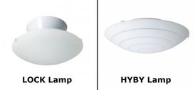 IKEA žádá zákazníky, aby stropní lampy Lock, Hyby a Rinna přestali používat.