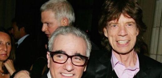  Martin Scorsese a Mick Jagger.
