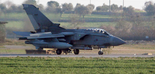 Bojový letoun Tornado (ilustrační foto).