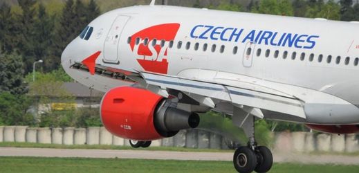 Letoun společnosti ČSA Airbus A-319 (ilustrační foto).