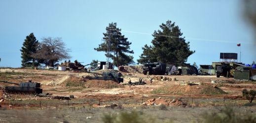 Pozemní operace tureckých vojsk.