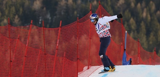 Snowboardistka Eva Samková. 