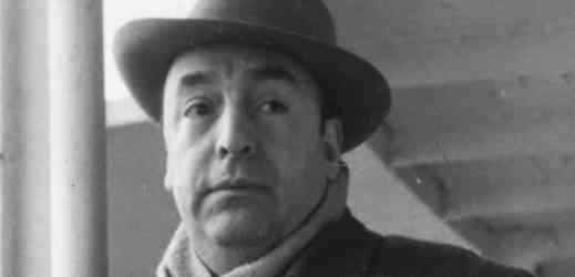 Básník Pablo Neruda.