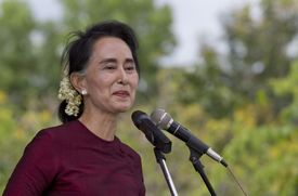 Nositelka Nobelovy ceny za mír Su Ťij.