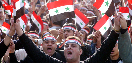 Protesty v Sýrii (ilustrační foto).