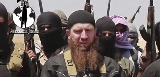 Jeden z velitelů IS, Čečenec Umar Šíšání.