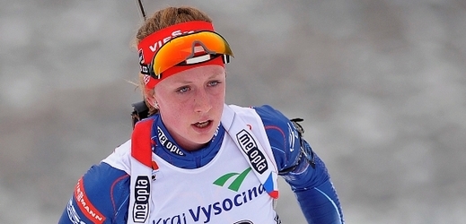 Česká biatlonistka Jessica Jislová.