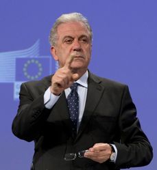 Evropský komisař pro migraci, vnitřní záležitosti a občanství Dimitris Avramopulos.