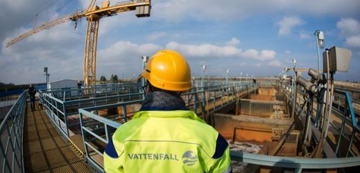 Uhelný důl koncernu Vattenfall.