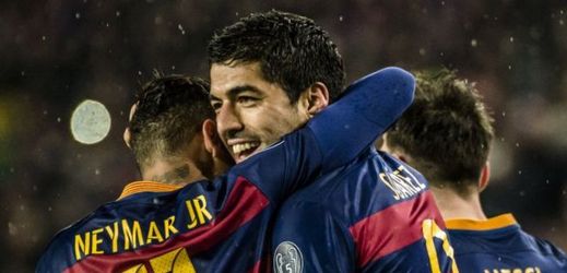 Obávané trio Messi, Neymar a Suárez. 