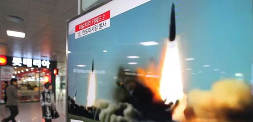Záznam letu severokorejských raket (ilustrační foto).