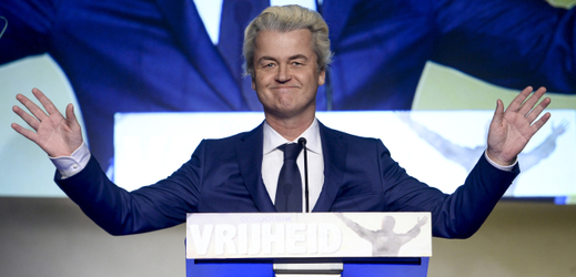 Nizozemský poslanec Geert Wilders.